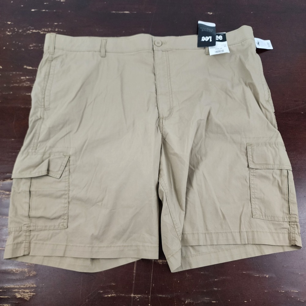 Lee Mens Size 46 Nomad Relaxed Fit Active Stretch 11" Cargo Shorts - Picture 4 of 6